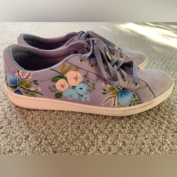 Rifle Paper Co. Shoes - EUC Keds Rifle Paper Co. leather sneakers. US women's size 9
